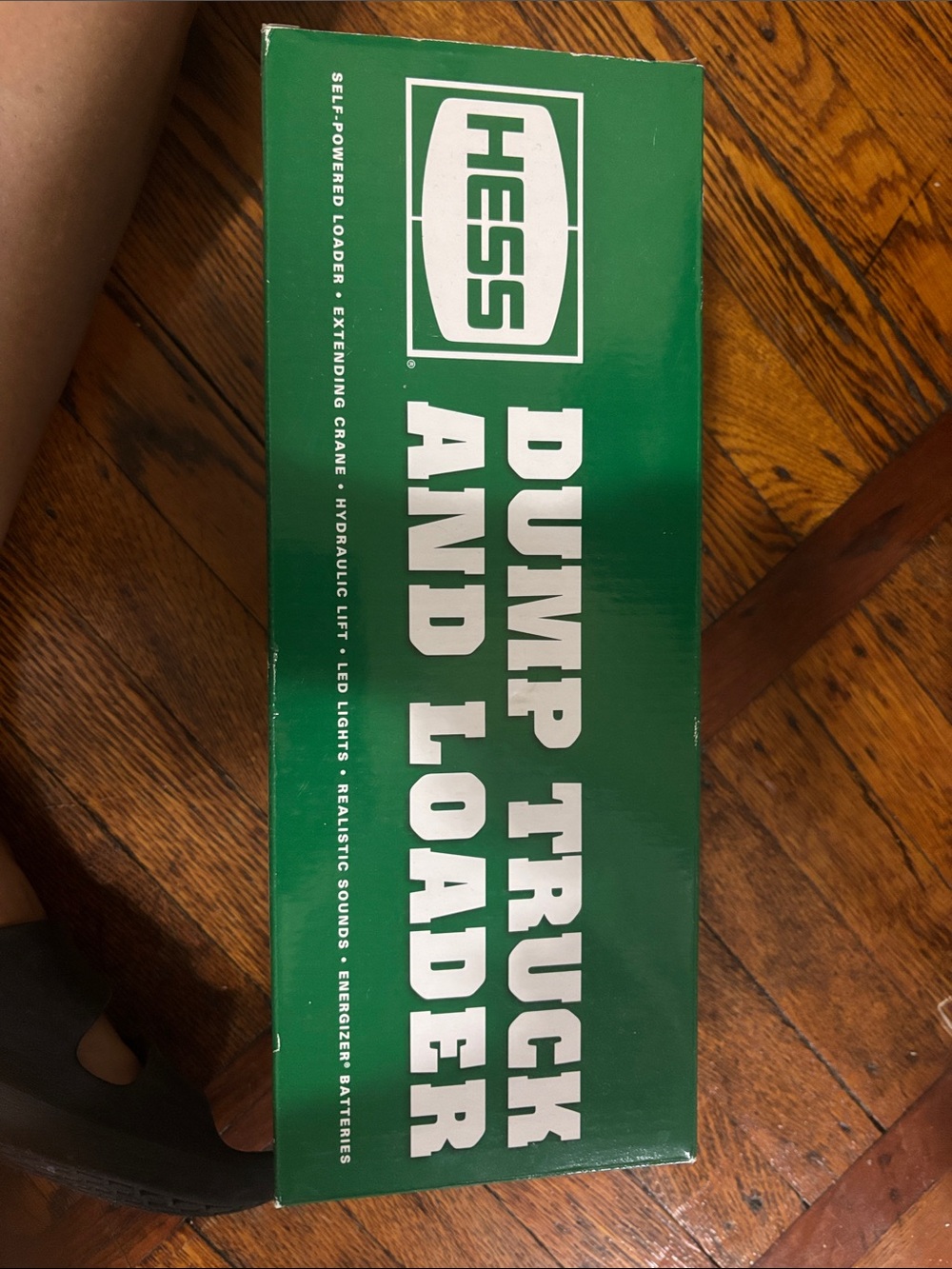 HESS Green Dump Truck and Loader Toy - Official Brand